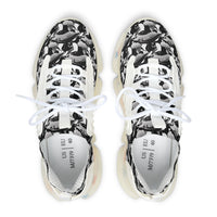 Midnight Silver Eclipse Women's Mesh Sneakers