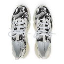 Midnight Silver Eclipse Men’s Mesh Sneakers