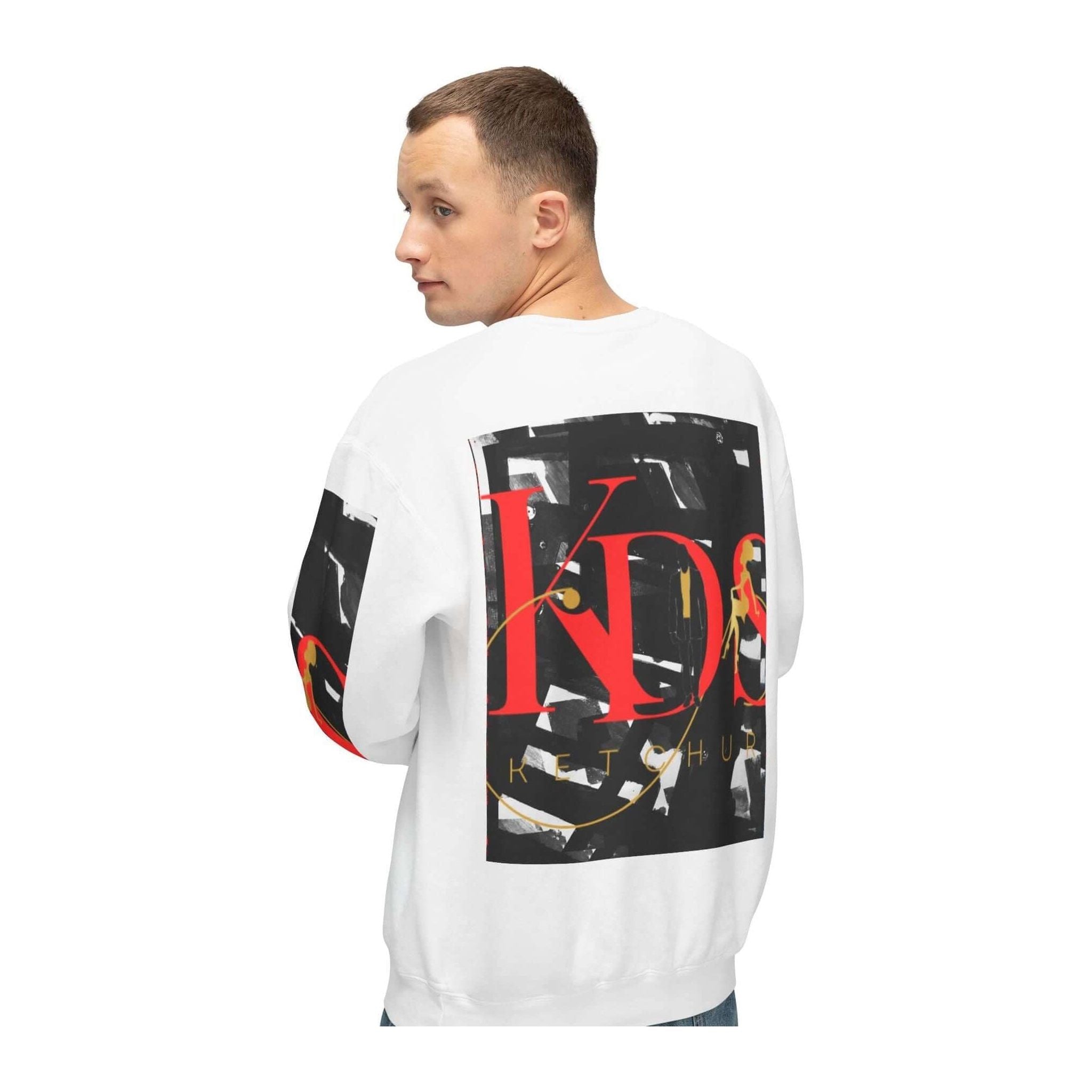 Abstract Artistry Crewneck Men’s Sweatshirt