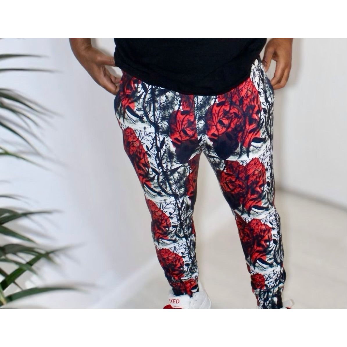 Red Roses Joggers